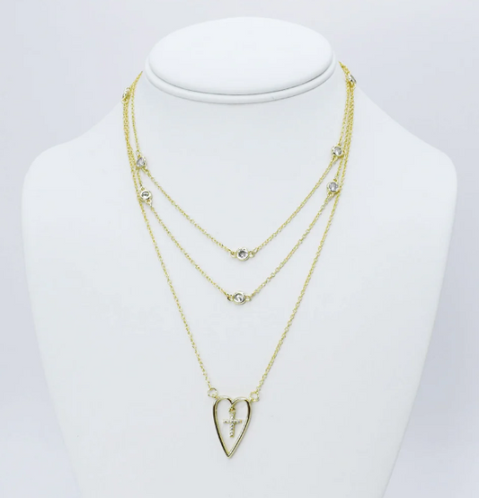 Treasure Jewels Faithful Heart Necklace