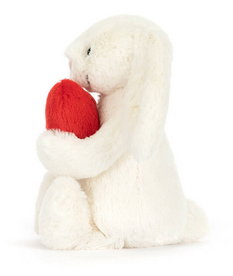Jelly Cat Bashful Red Love Heart Bunny