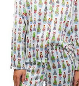 Festive Nutcracker Silky Satin PJ Set