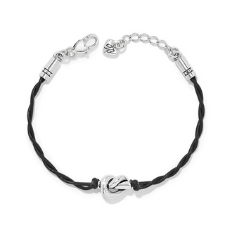 Brighton Interlok Knot Black Bracelet