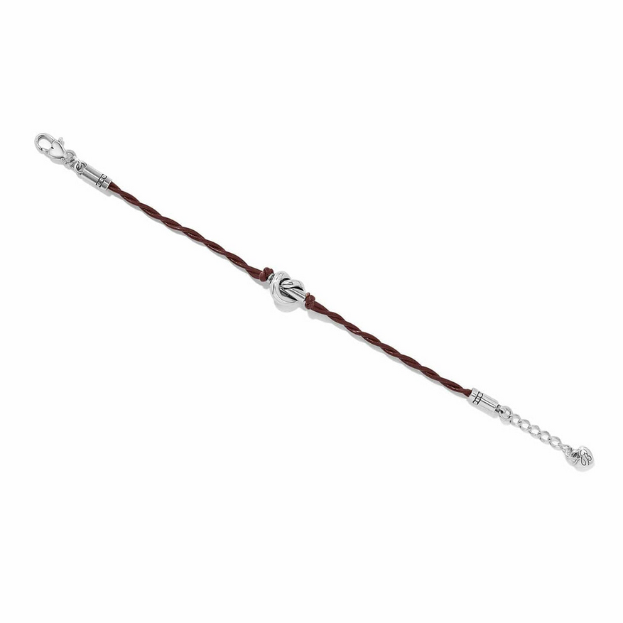 Brighton Interlok Single Knot Chili Bracelet