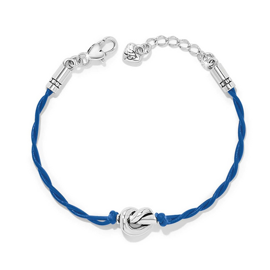 Brighton Interlok Knot Navy Bracelet