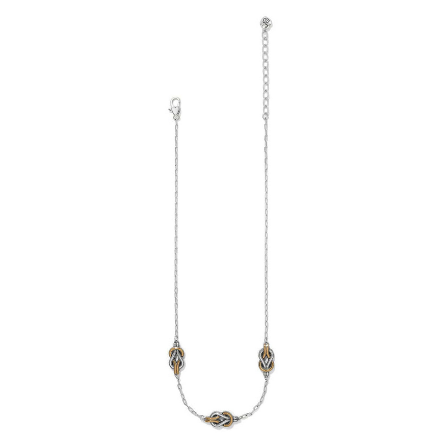 Brighton Interlok Harmony 2tn Trio Necklace