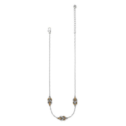 Brighton Interlok Harmony 2tn Trio Necklace