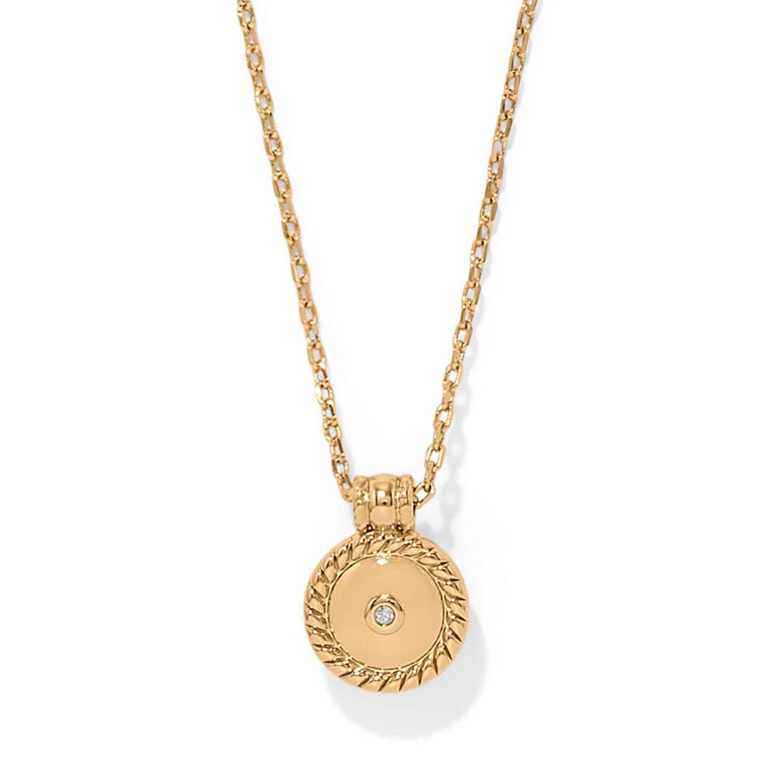 Brighton Illumina Celeste Dome Gold Necklace