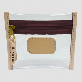 JH Pocket Pouch Clear Burgundy