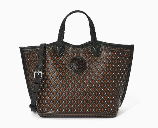 Brighton Ferrara LIV Black Med Tote