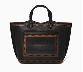 Brighton Ferrara LIV Black Med Tote