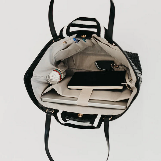 Tiffany Organizer Checkered Coffee Tote