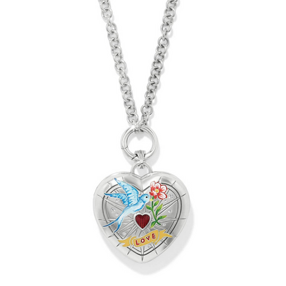 Brighton Love Lockets Reverie Bluebird Locket Necklace
