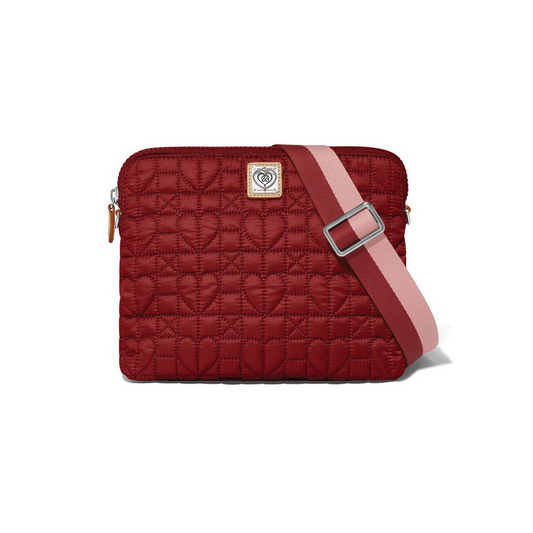 Brighton Garnet Heart Beat Alina Med Crossbody