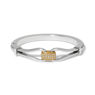 Brighton Meridian Classic Hinge 2 Tone Bracelet