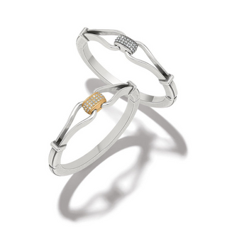 Brighton Meridian Classic Hinge 2 Tone Bracelet