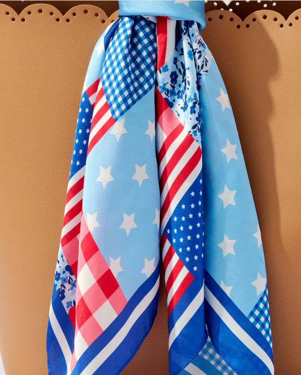 Flag Patchwork Scarf