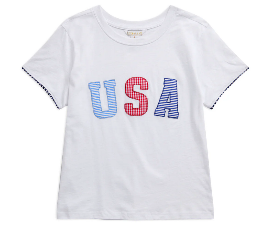 USA Patch White Tee