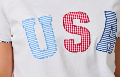 USA Patch White Tee