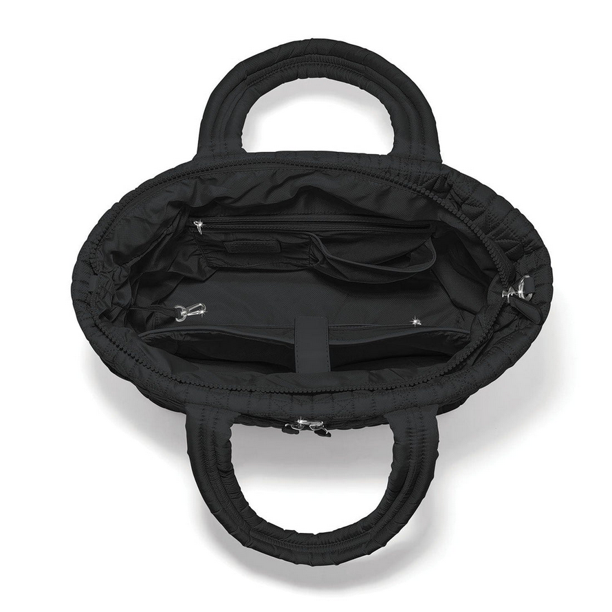 Brighton Heart Beat Black Amara Large Tote