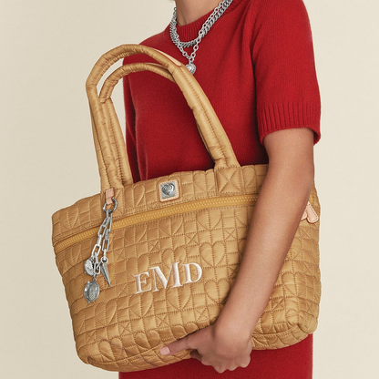 Brighton Heart Beat Camel Amara Large Tote