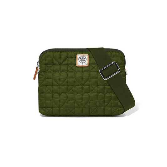 Brighton Heart Beat Army Green Arielle Small Cross Body Bag