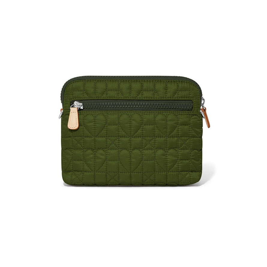 Brighton Heart Beat Army Green Arielle Small Cross Body Bag