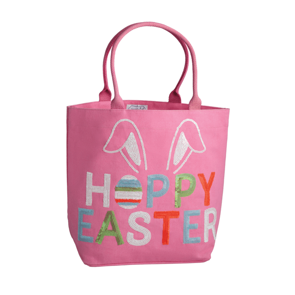 Happy Easter Tote Pink