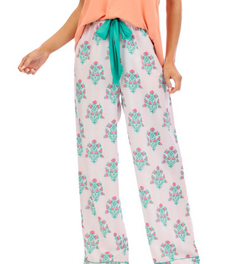 Pink Dahlia Pajama Pants