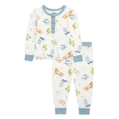Blue Western Pj Set