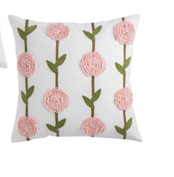 Pink Hydrangea Pillow