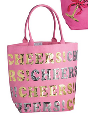 Cheers Sparkle Tote Pink