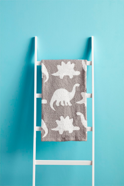 Dino Chenille Blanket