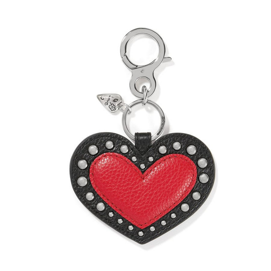 Brighton  Fashionista Moody Blue Heart Handbag Fob