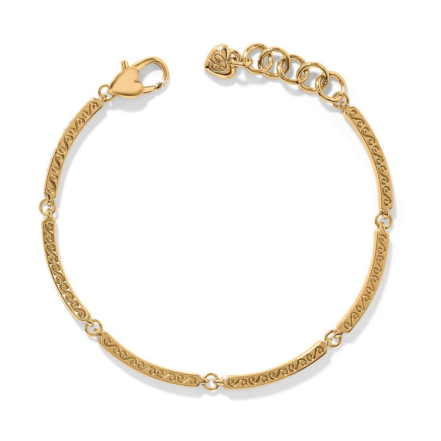 Brighton Meridian Geo Bar Gold Bracelet