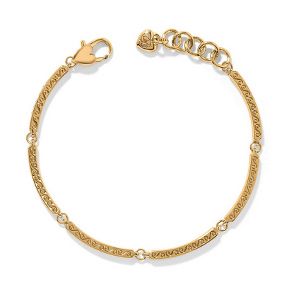 Brighton Meridian Geo Bar Gold Bracelet