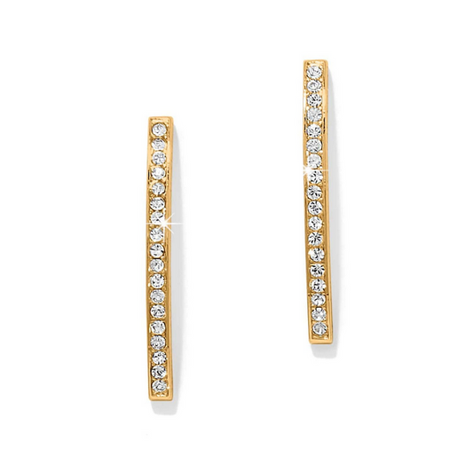 Brighton Geo Bar Gold Post Earring
