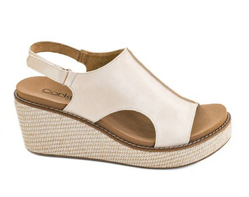Corkys Carley Wedge in Ecru