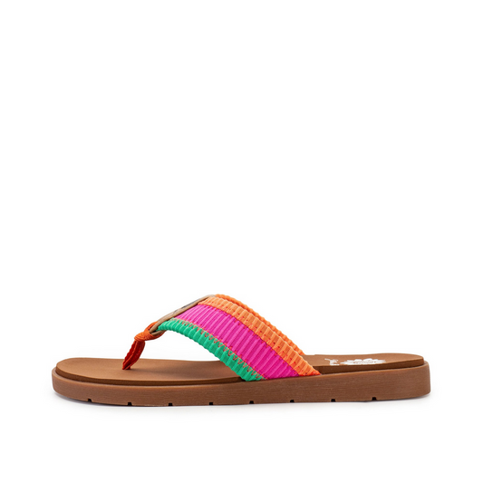 Yellow Box Fahad Pink Multi Flip Flop