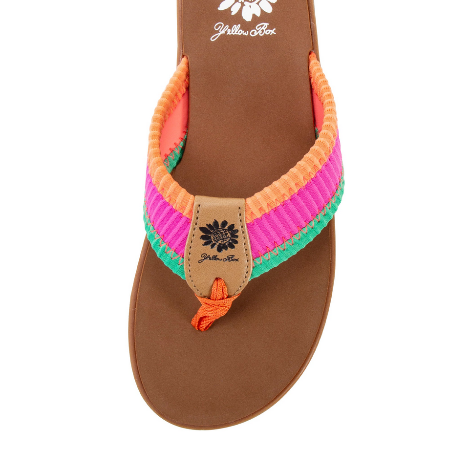 Yellow Box Fahad Pink Multi Flip Flop