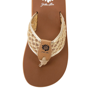 Yellow Box Farisa Natural Flip Flop