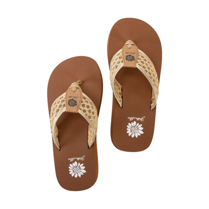 Yellow Box Farisa Natural Flip Flop