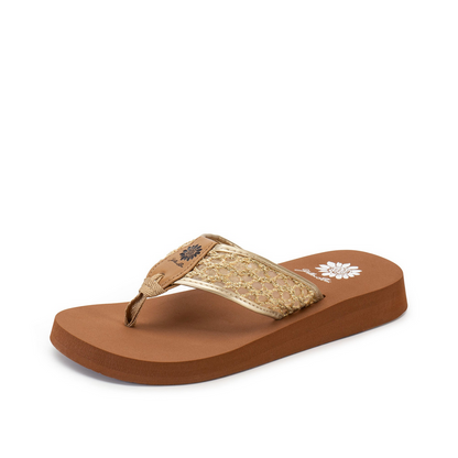 Yellow Box Farisa Natural Flip Flop