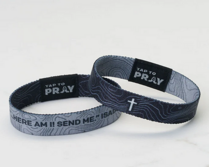 Tap To Pray Wristband- Valor Topography