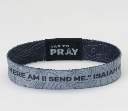 Tap To Pray Wristband- Valor Topography