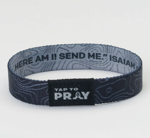 Tap To Pray Wristband- Valor Topography
