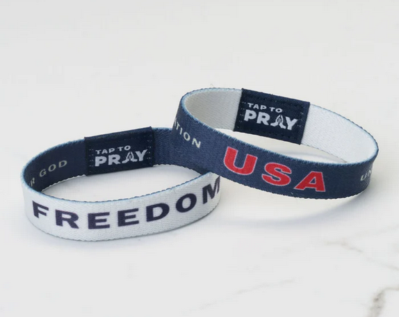 Tap to Pray Wrisband- Freedom