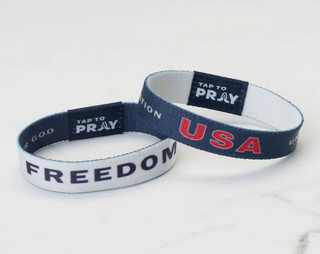 Tap to Pray Wrisband- Freedom