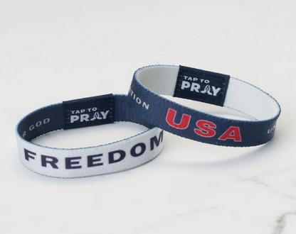 Tap to Pray Wrisband- Freedom