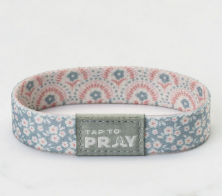 Tap To Pray Wristband- Boho Bouquet