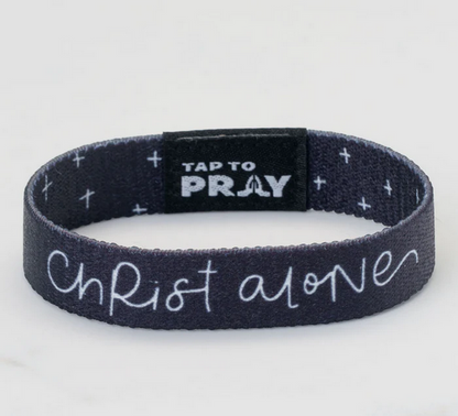 Tap to Pray Wristband - Christ Alone