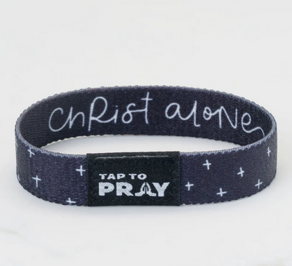 Tap to Pray Wristband - Christ Alone