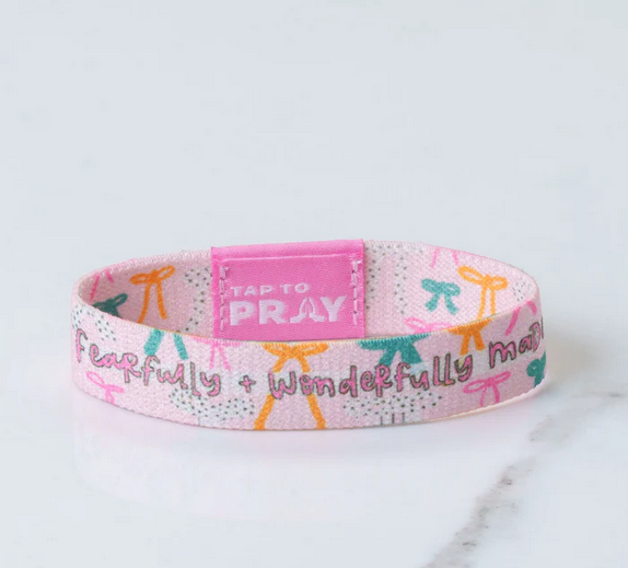 Tap To Pray Wristband- Fearfully & Wonderfully Made